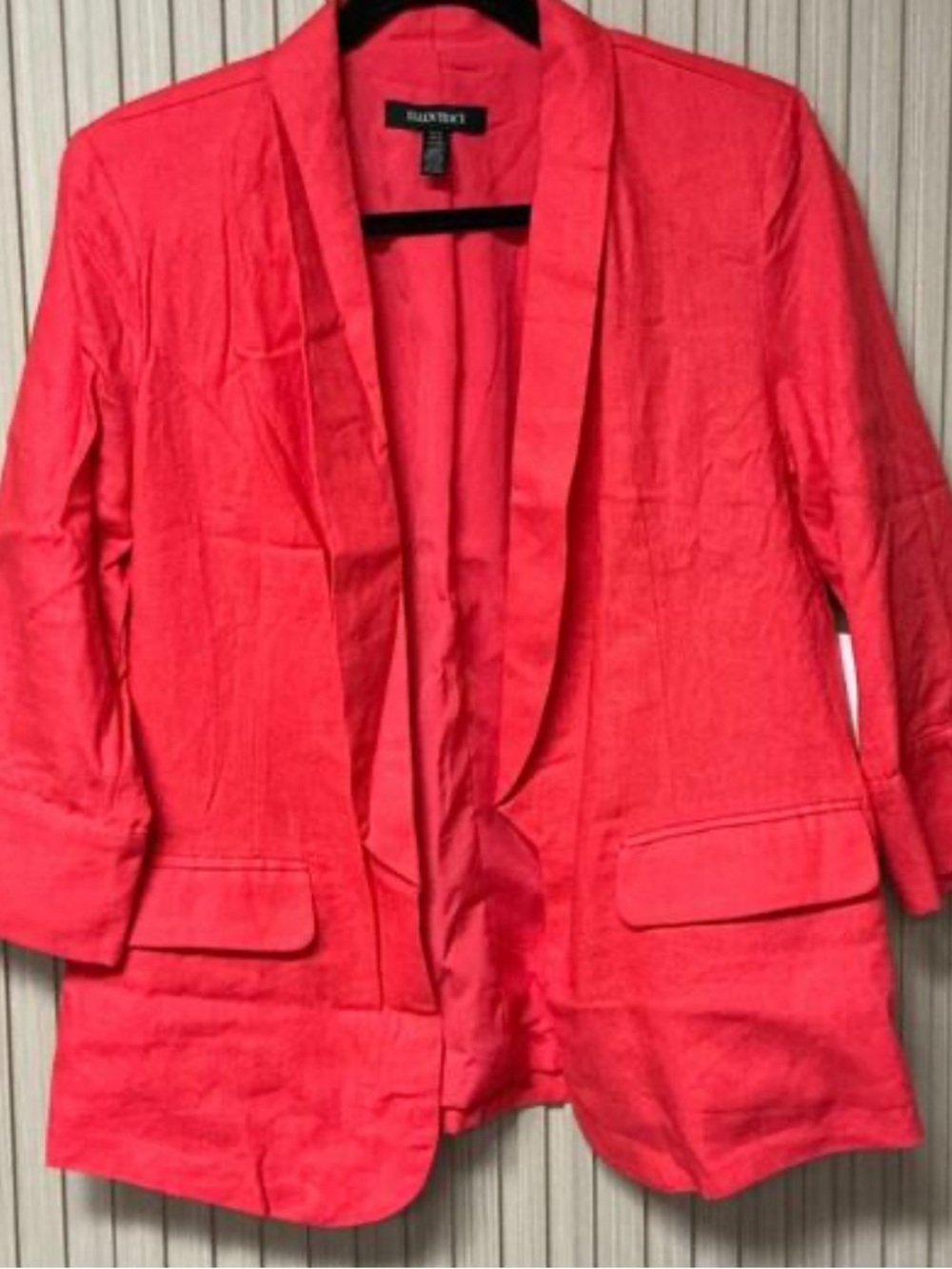 Ellen Tracy Coral Open-Front Blazer